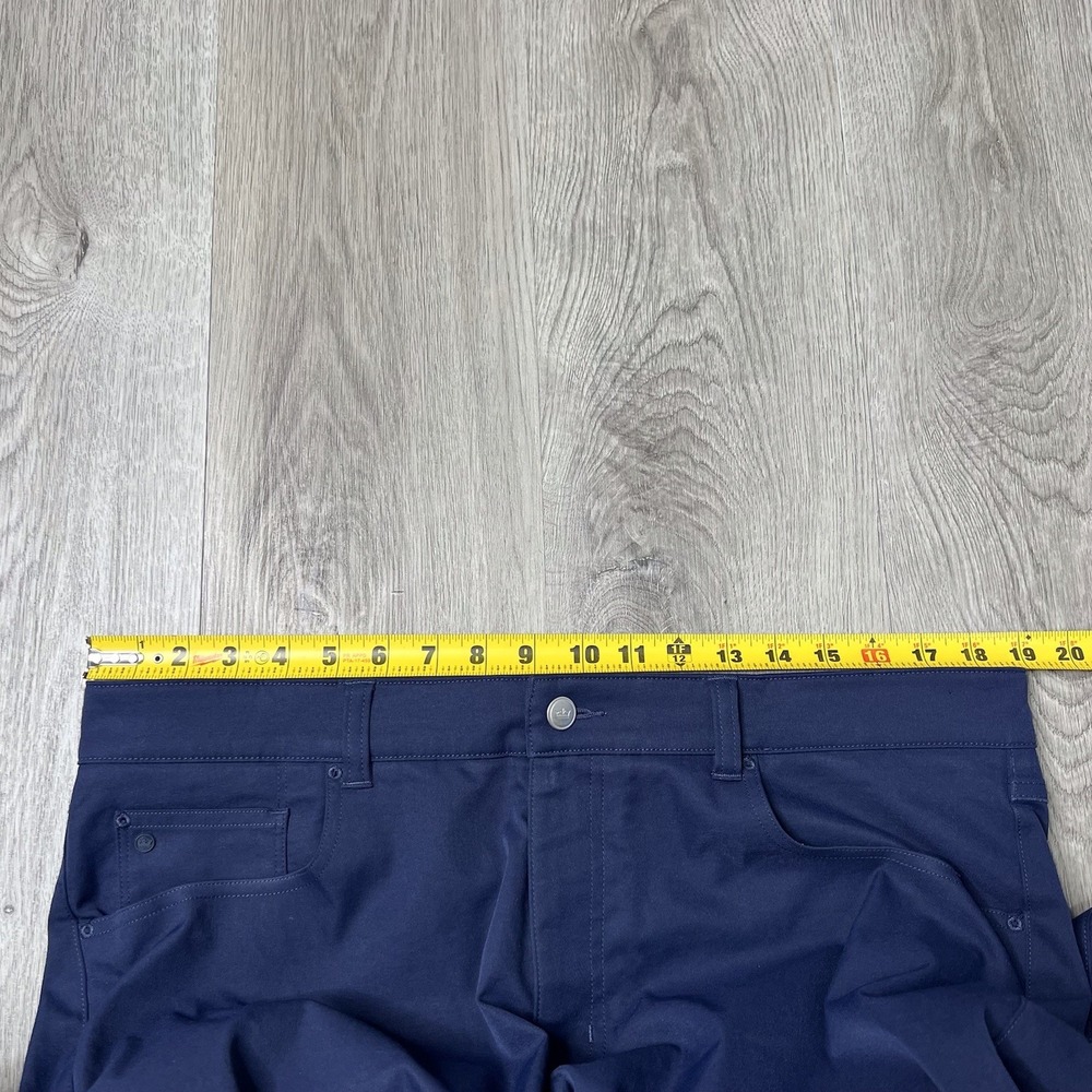 Peter Millar EB66 Performance Five-Pocket Pants Mens Size 36 Inseam 27.5" Blue - Picture 10 of 16